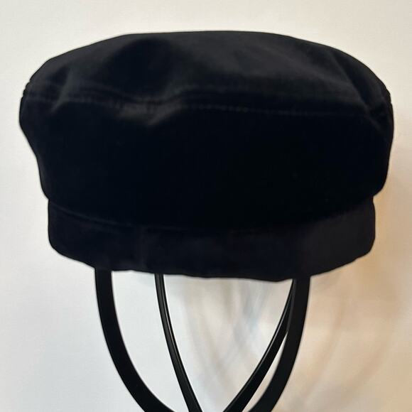 Maison Michel Paris New Billy Black Velvet Beret size M 58 cm Designer Hat main image 11